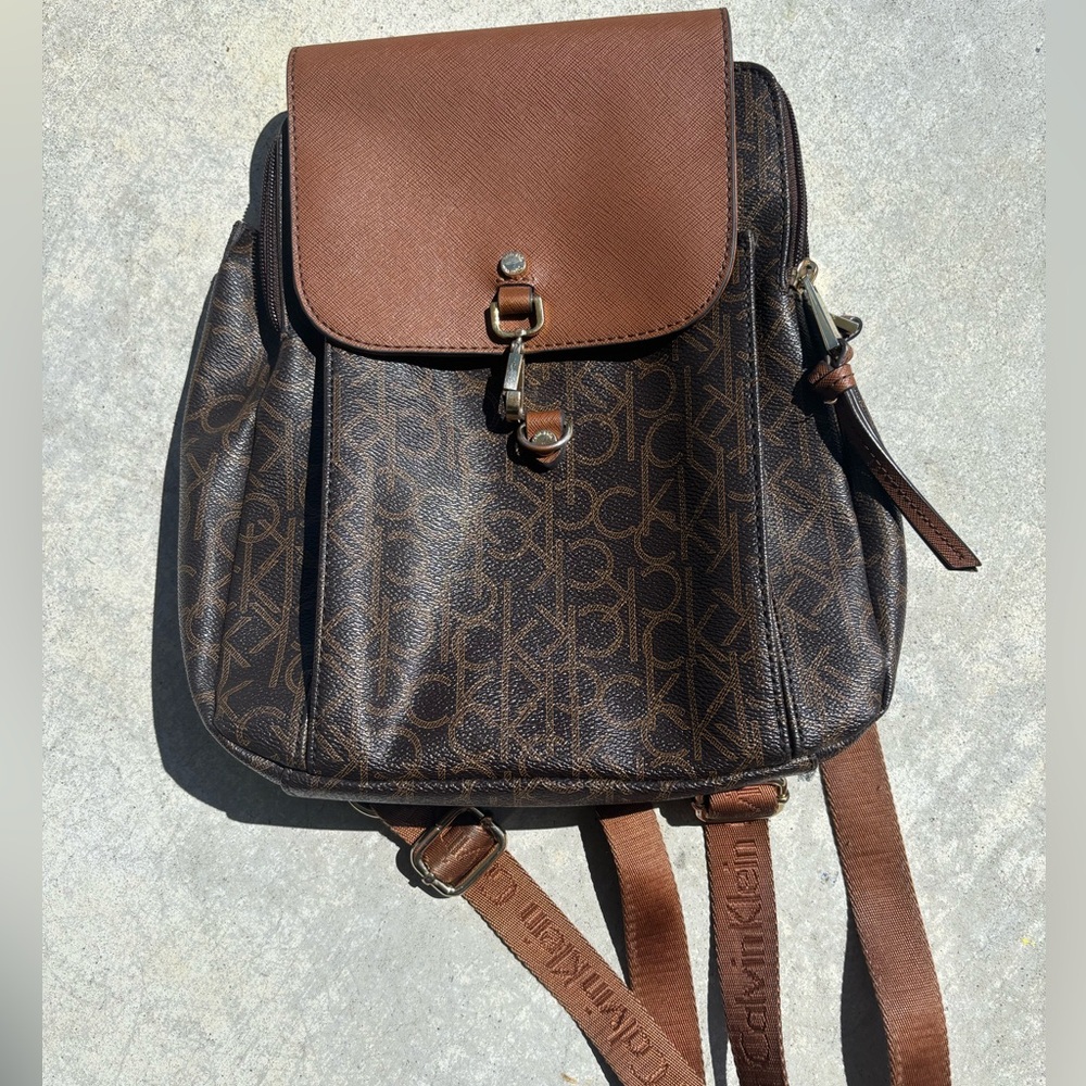 Calvin Klein mini backpack/purse